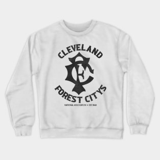 Defunct Cleveland Forest Citys Baseball Team Crewneck Sweatshirt